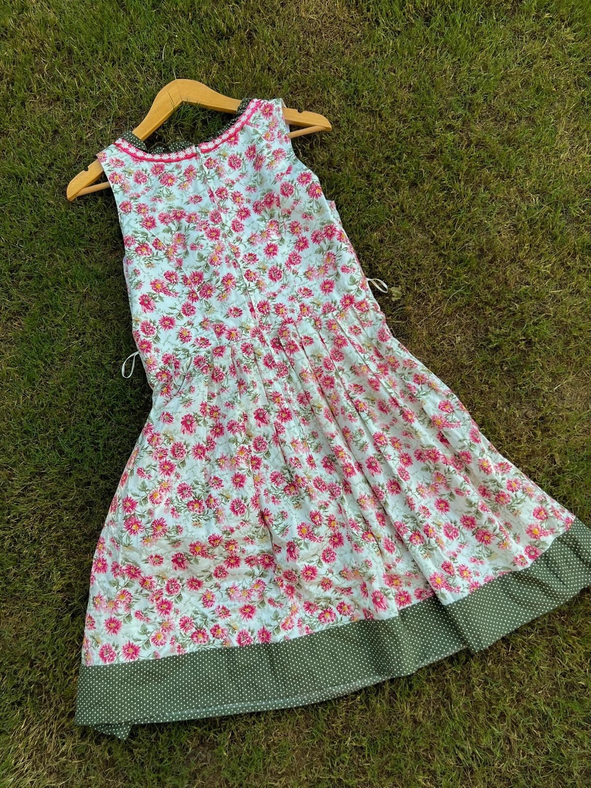 Floral Bavyera Elbise