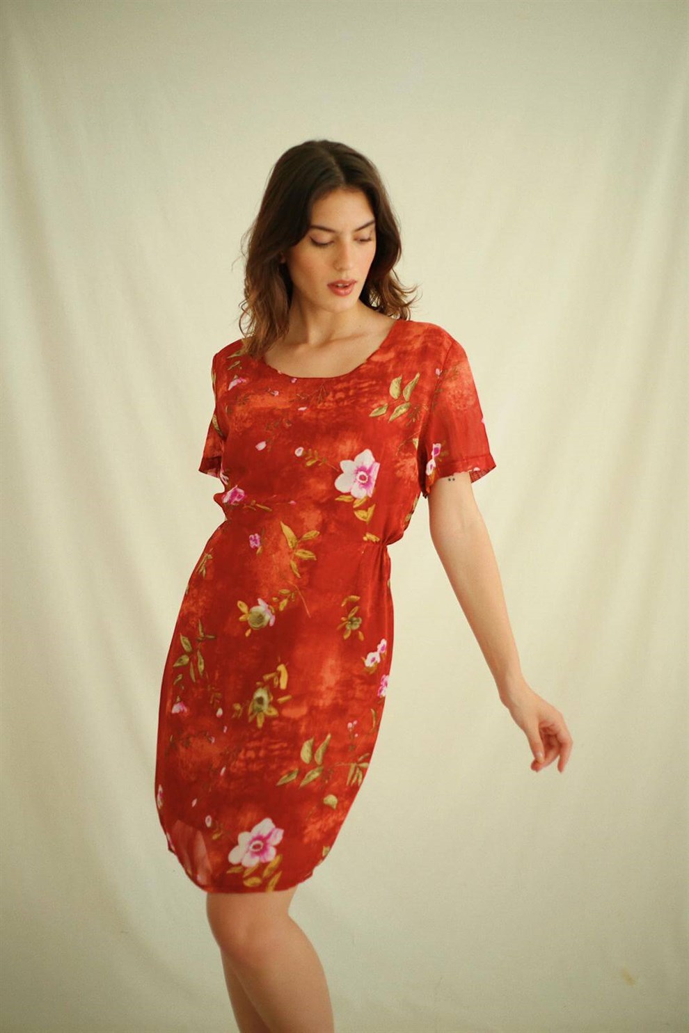 Floral Elbise