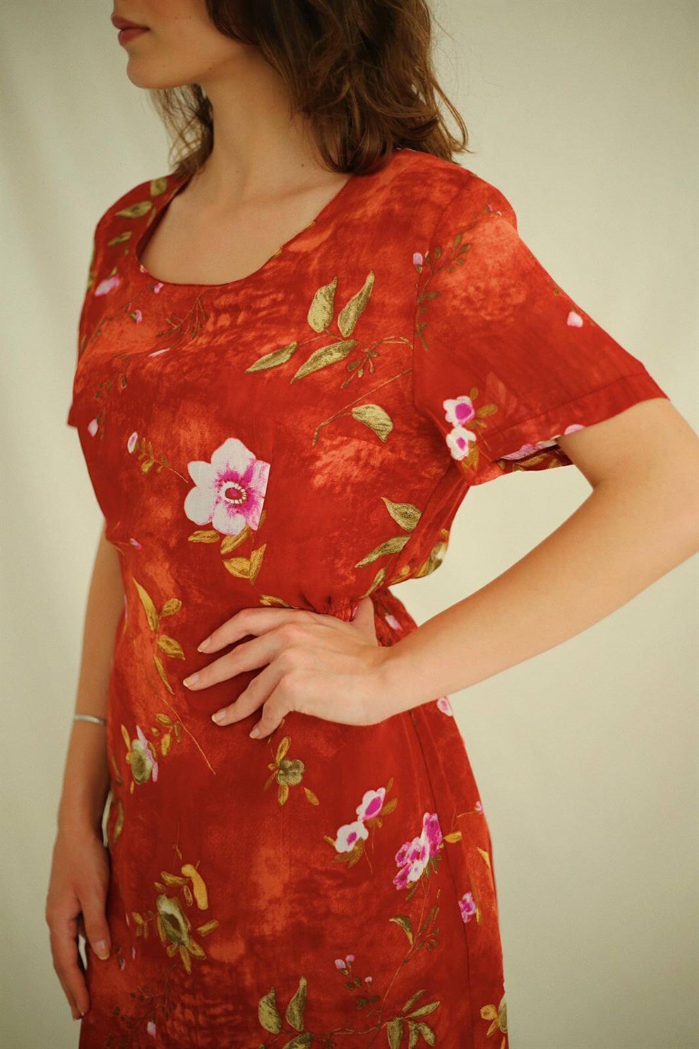 Floral Elbise