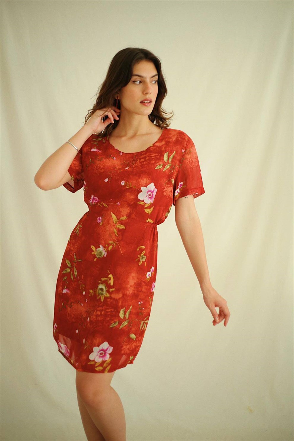 Floral Elbise