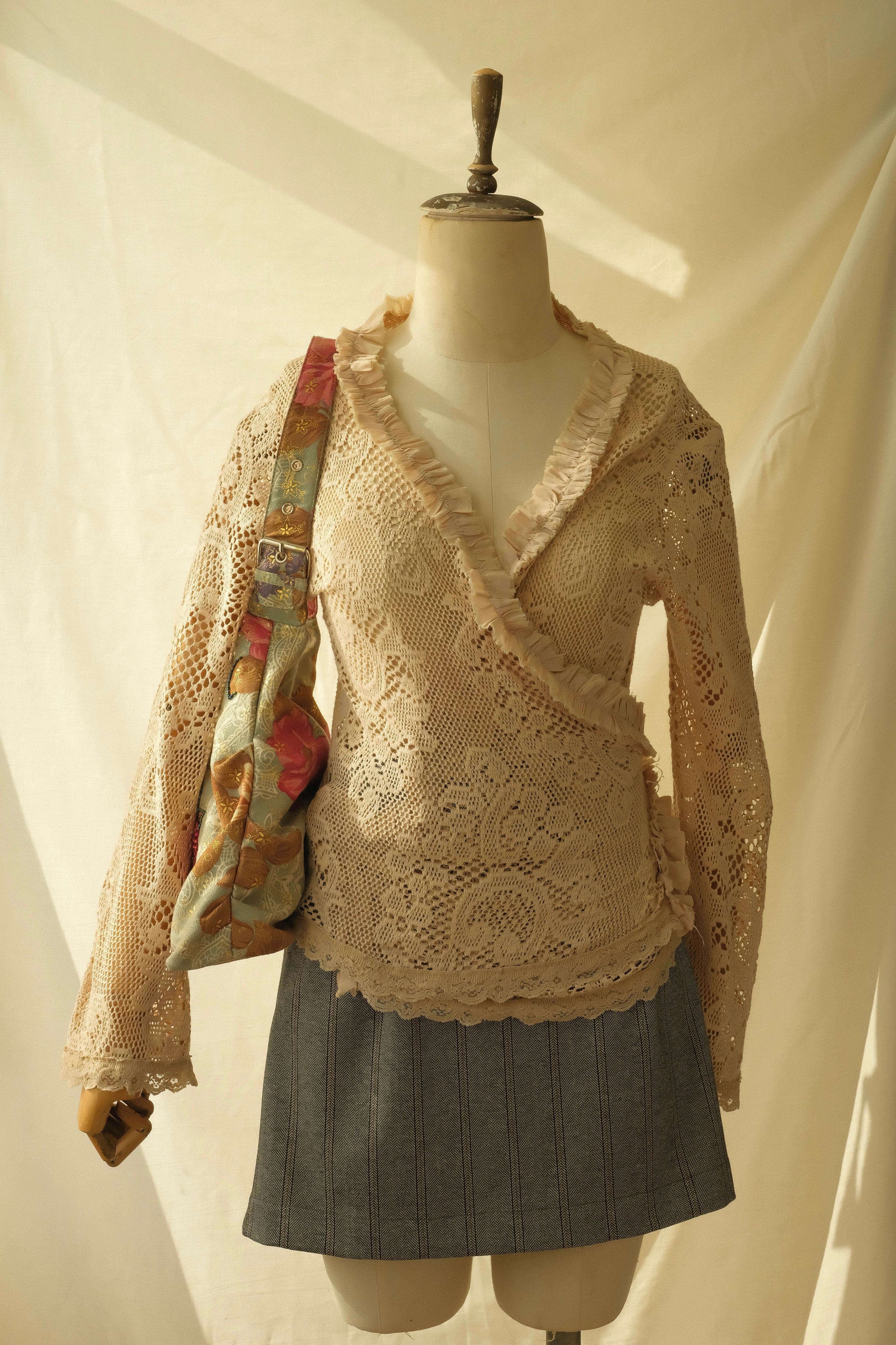 Fransız Dantelli Anvelop Bluz