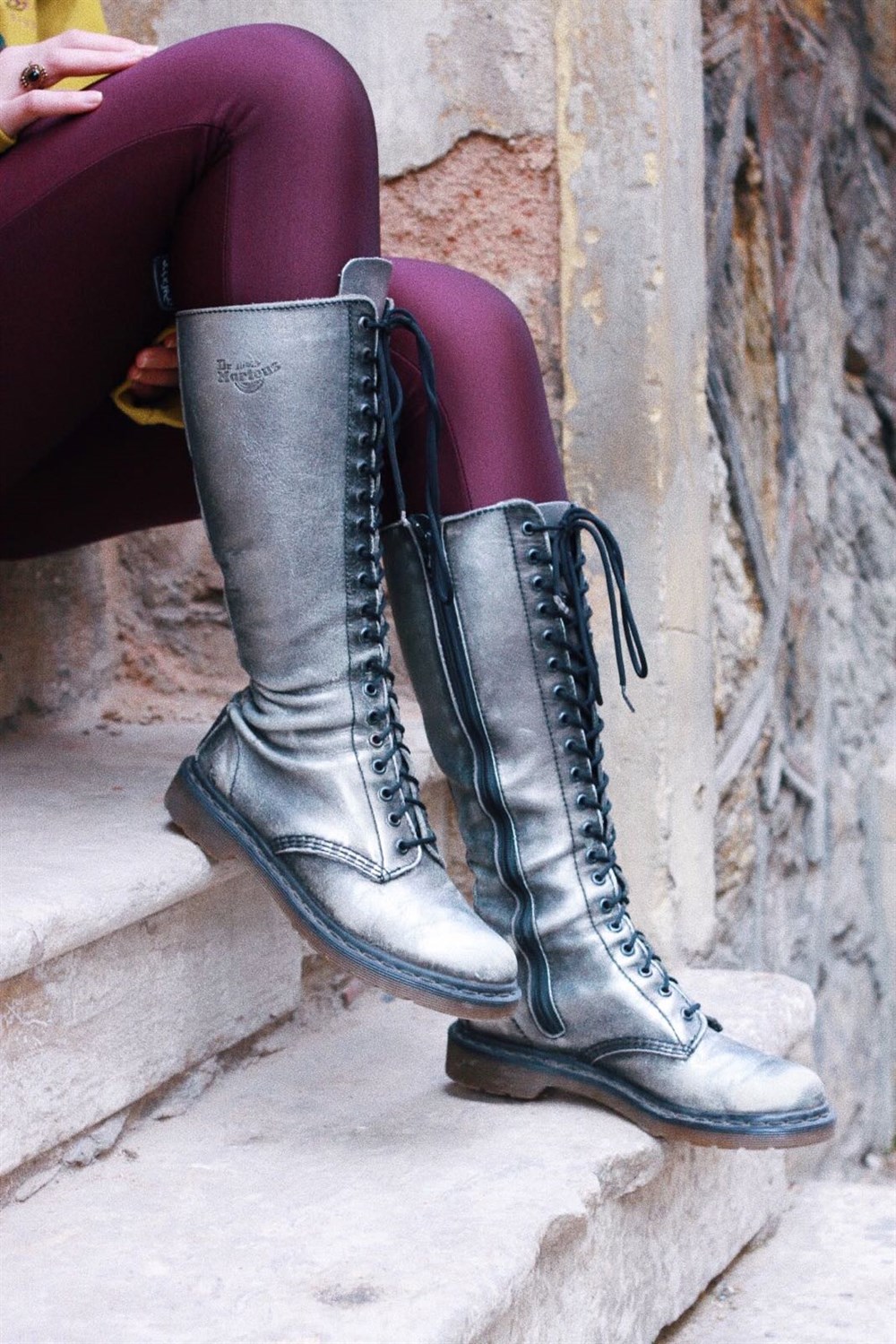 Gümüş Renk Dr. Martens
