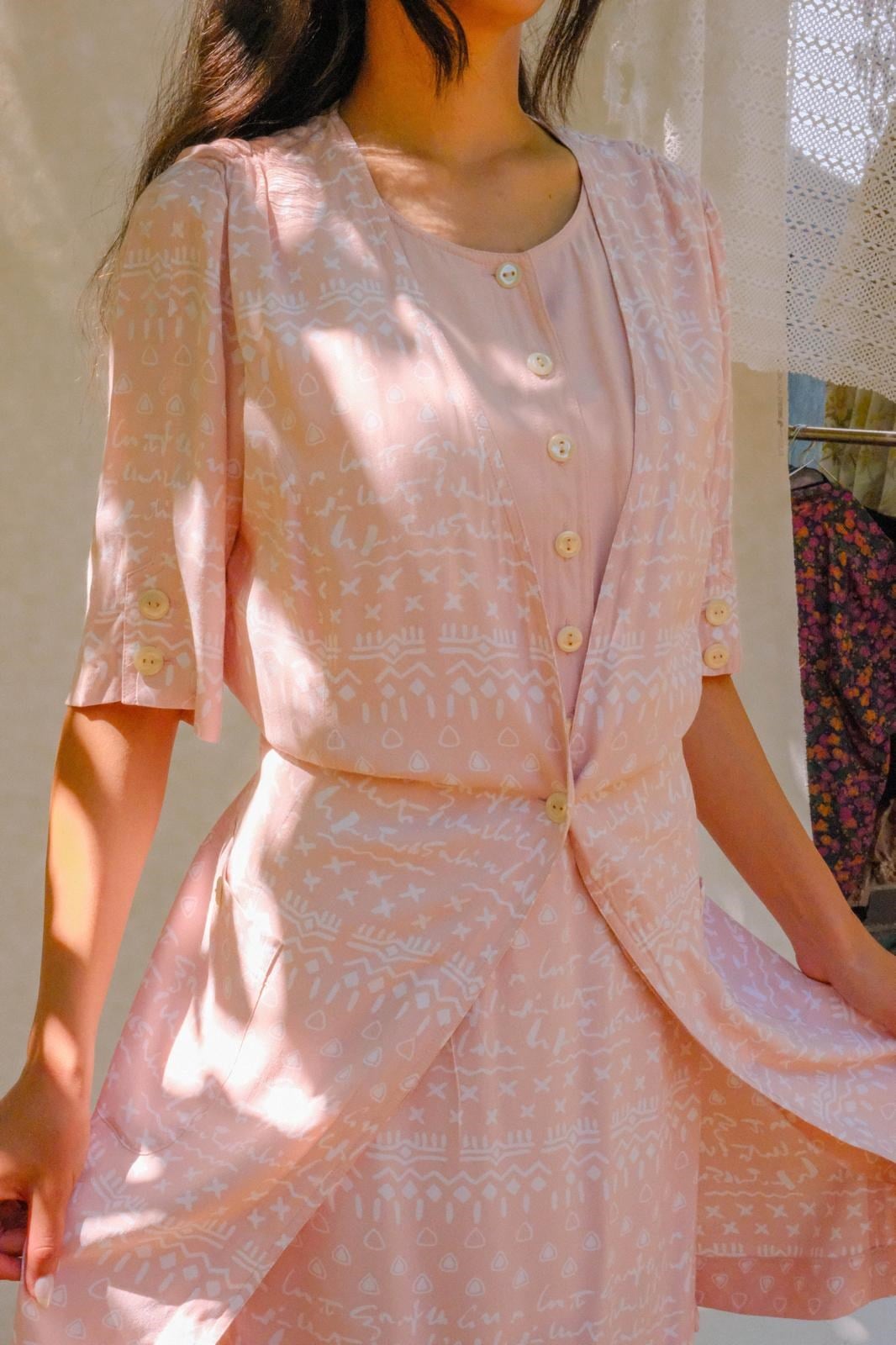 Ina Lima Pembe 90lar Elbise