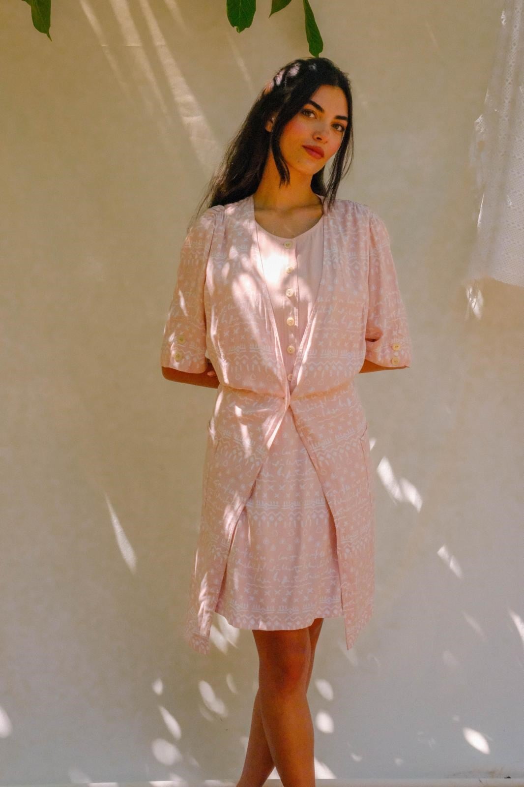 Ina Lima Pembe 90lar Elbise