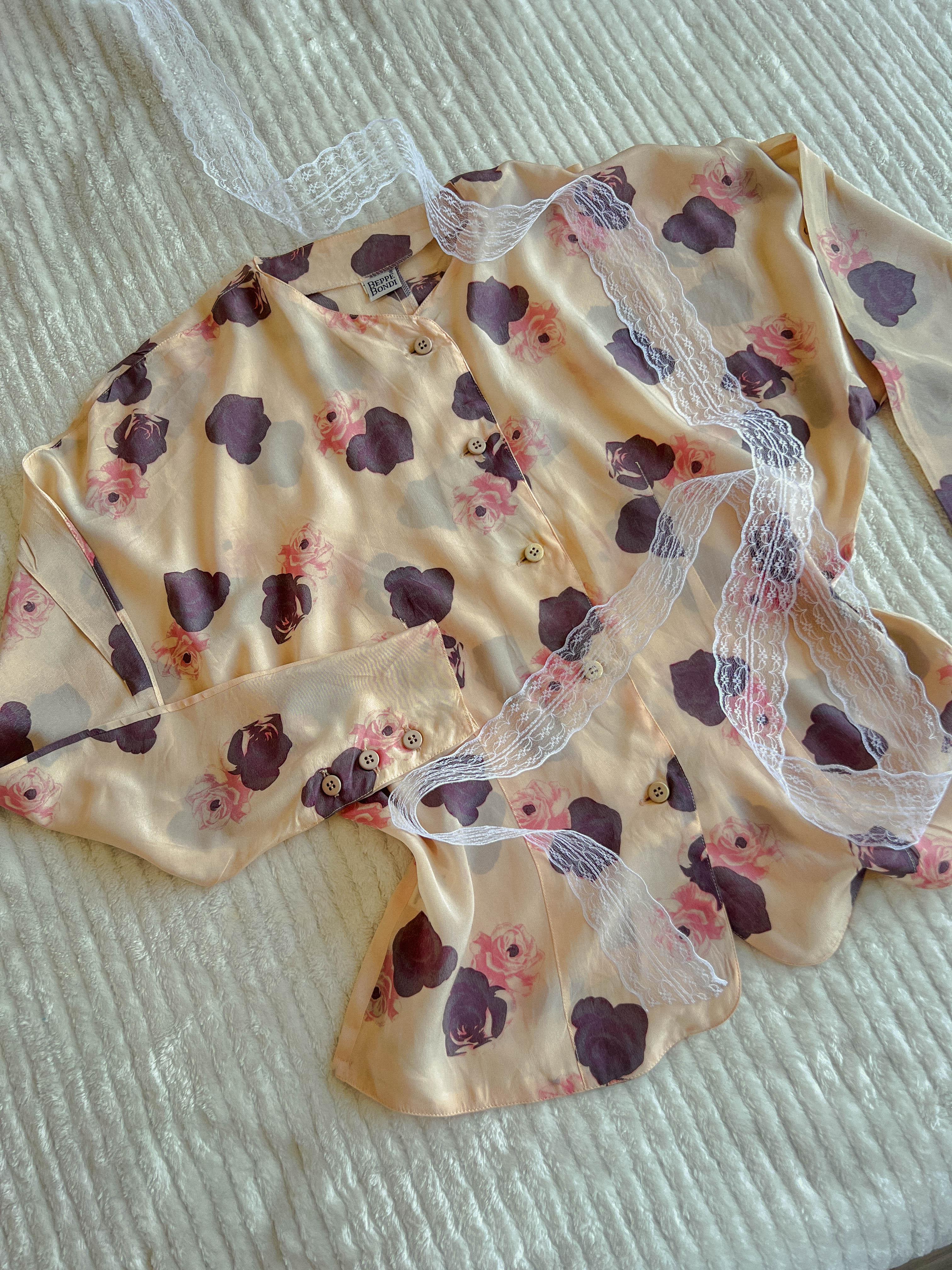 İtalyan Üretim İpek Gömlek