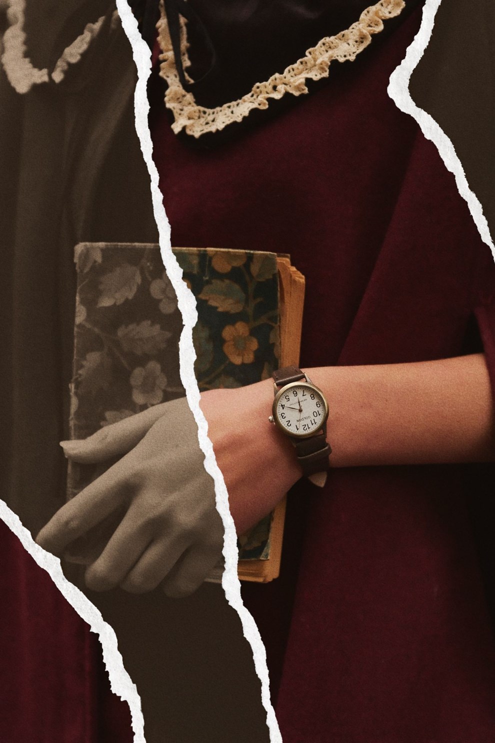Kahve Bakır Retro Saat