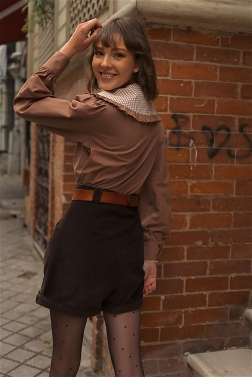Koyu Kahve Ruby Şort