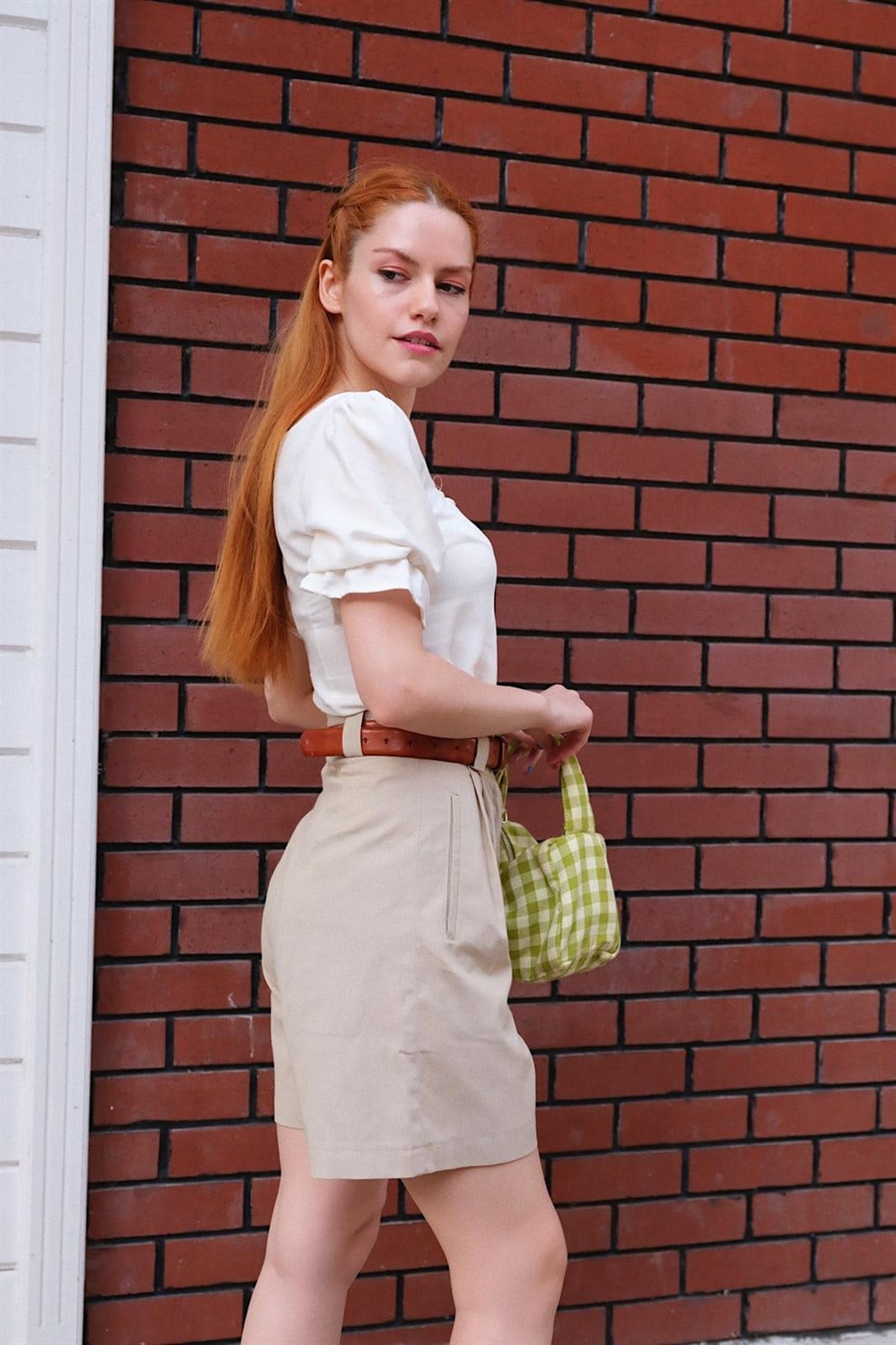 Krem Betty Şort