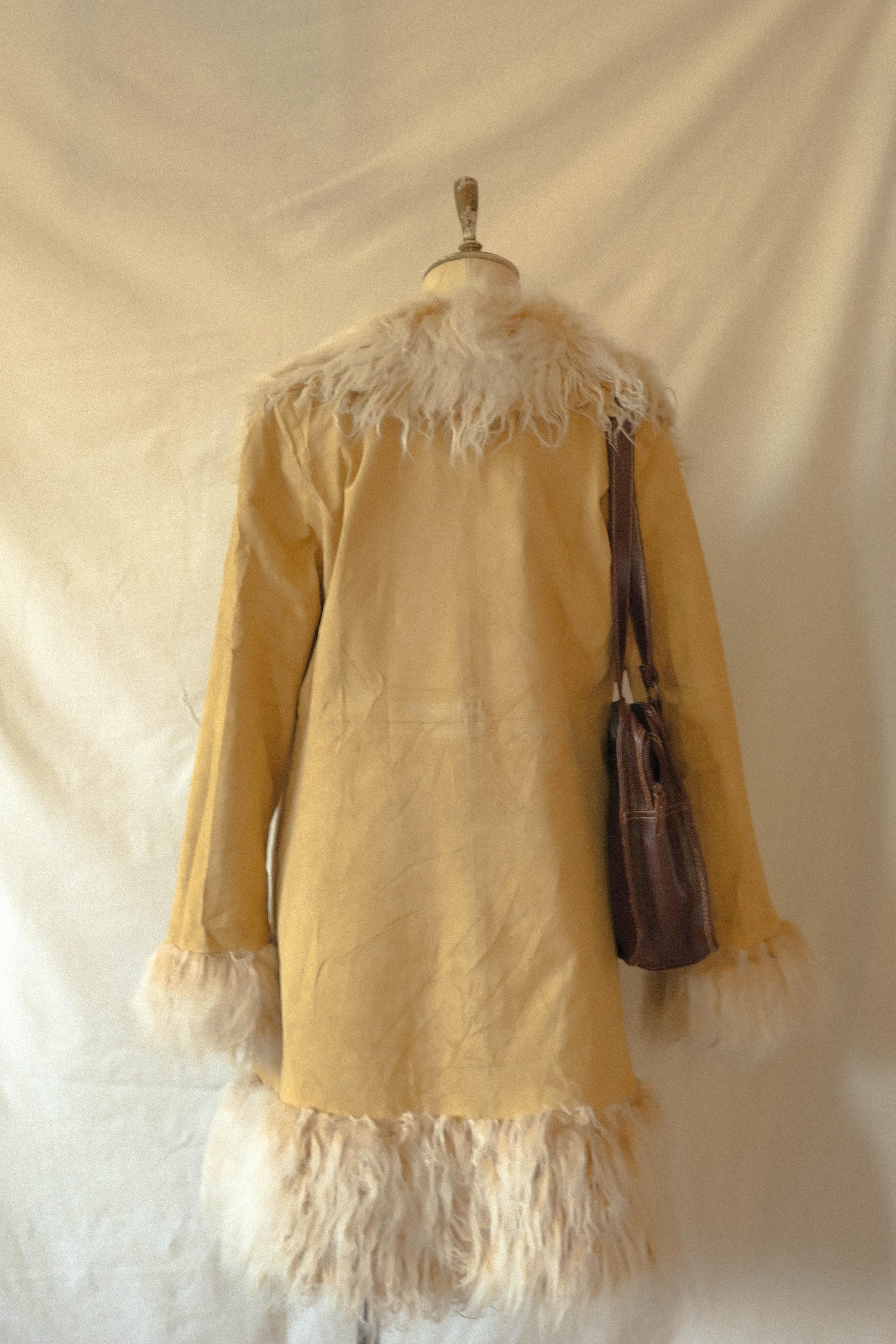 Orj. Süet Deri 70s Kaban