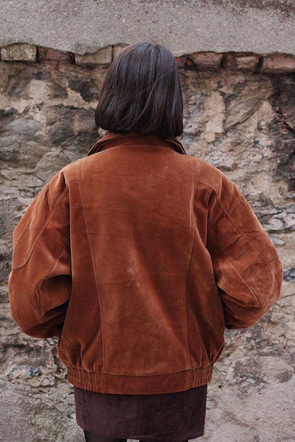 Orj. Süet Deri 90lar Ceket