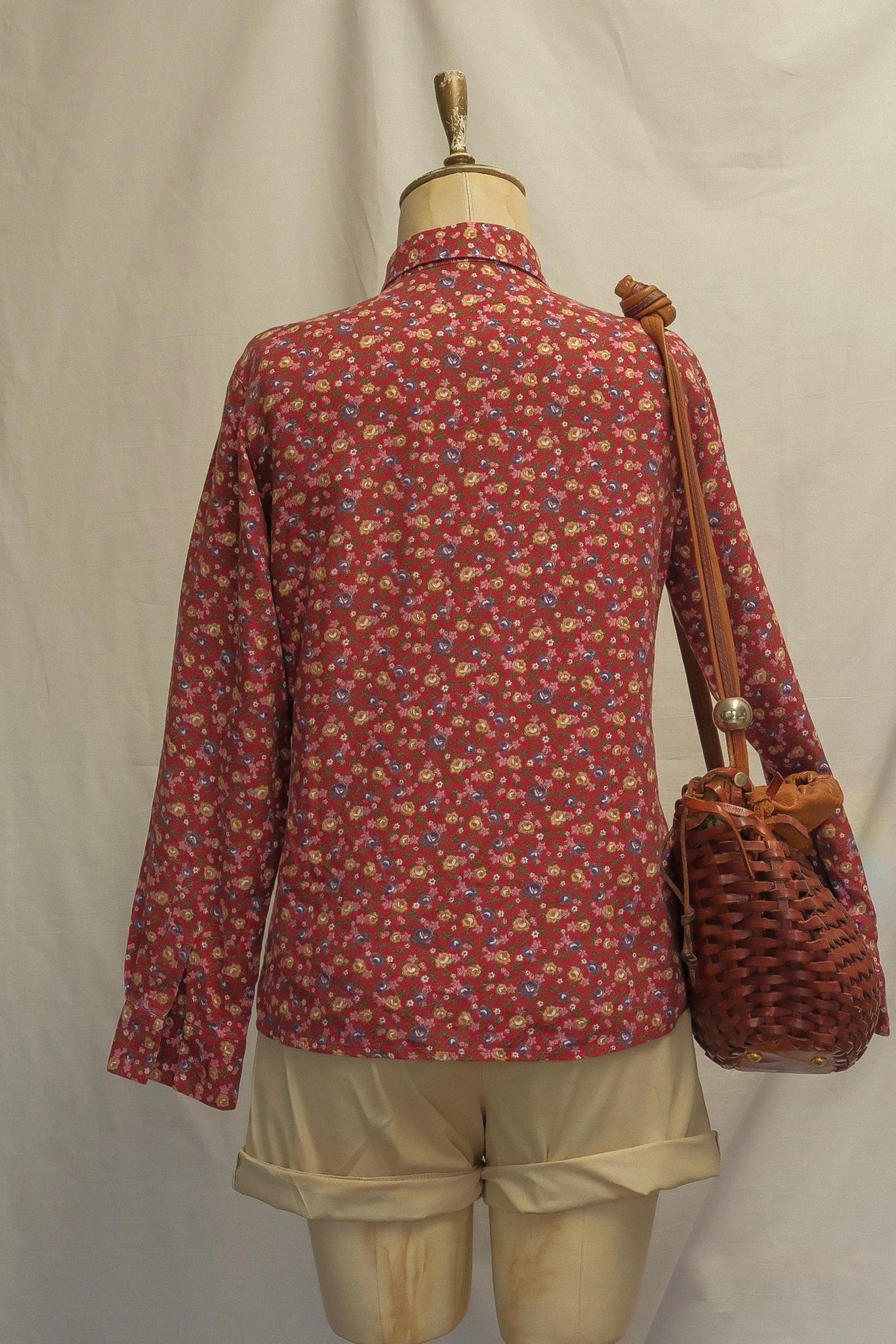 Pamuklu Floral Gömlek