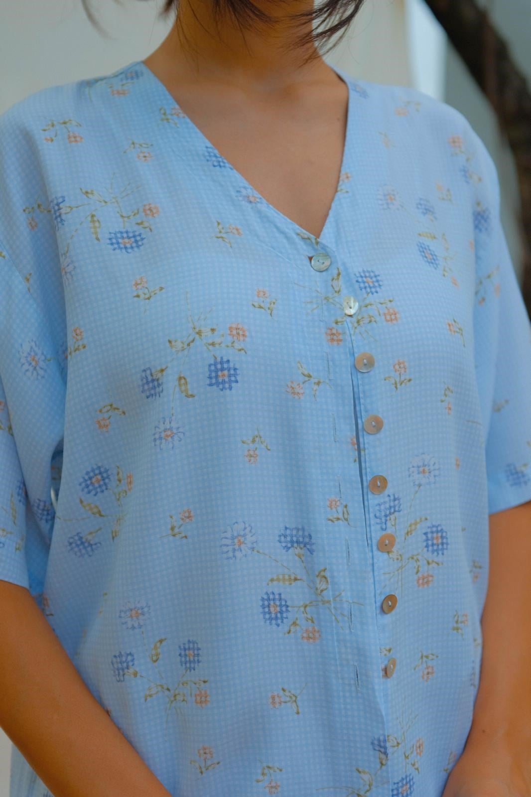Pamuklu Kimono Gömlek