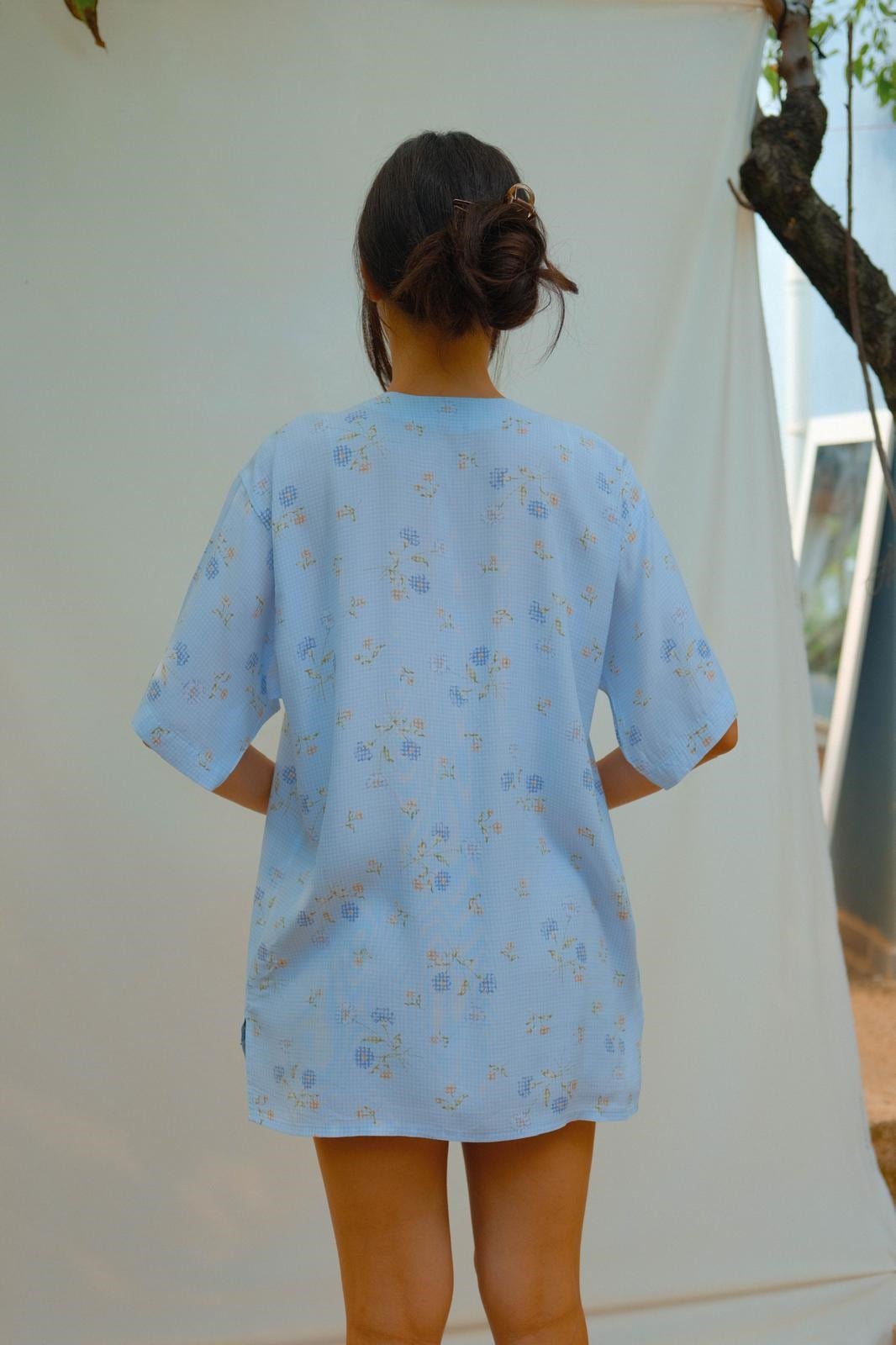 Pamuklu Kimono Gömlek