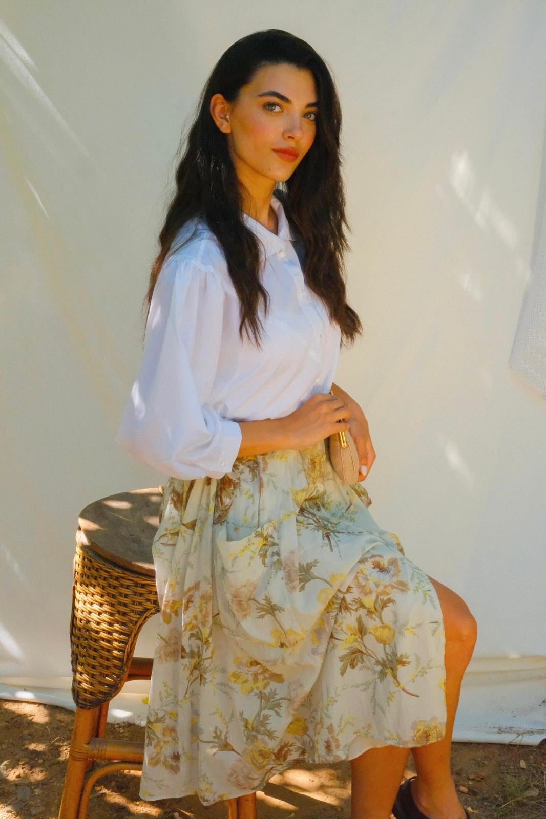 Pastel Floral Etek
