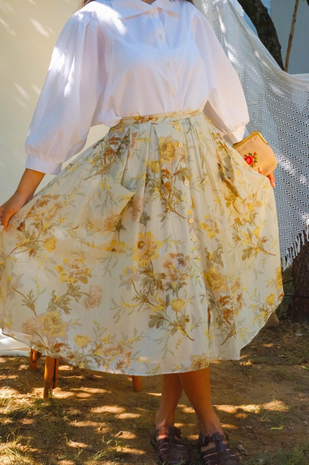 Pastel Floral Etek