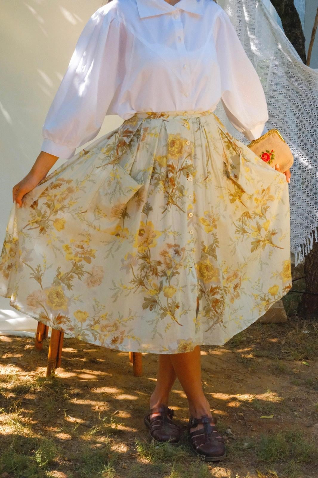 Pastel Floral Etek
