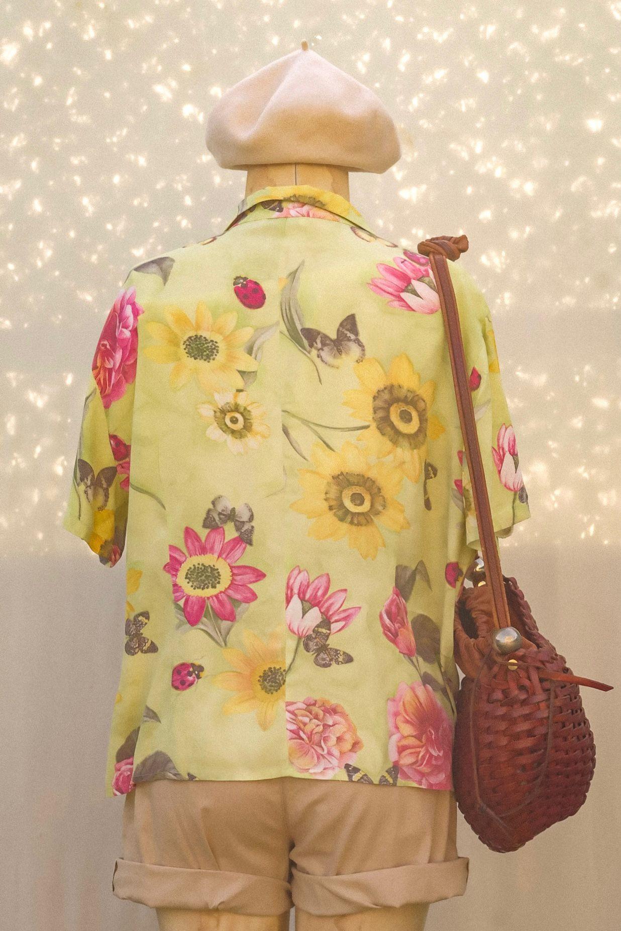 Pastel Floral Gömlek