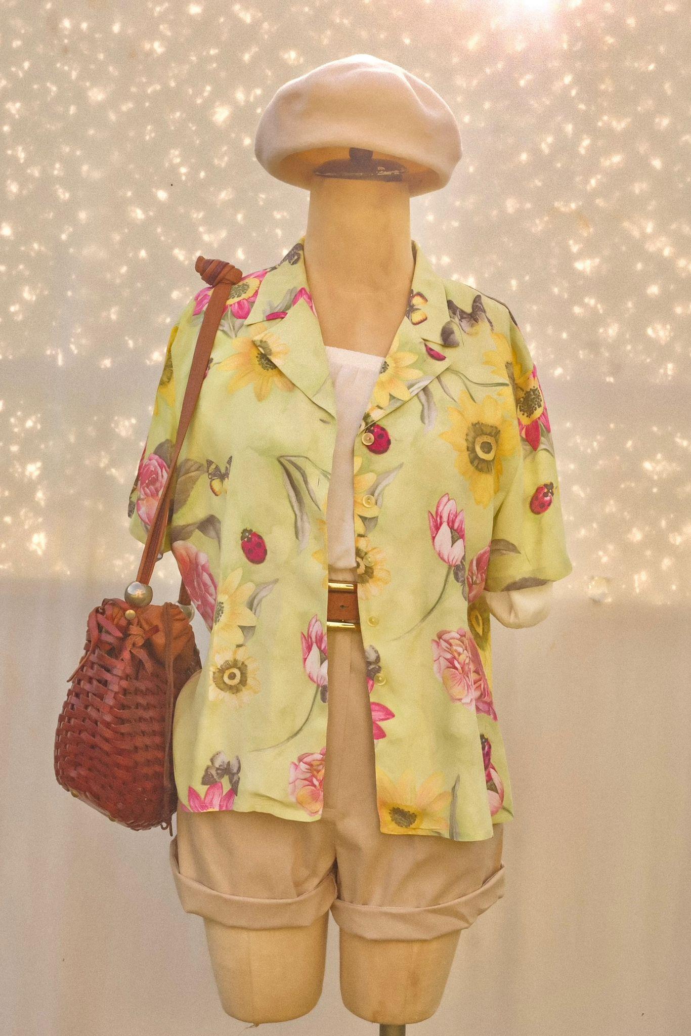 Pastel Floral Gömlek