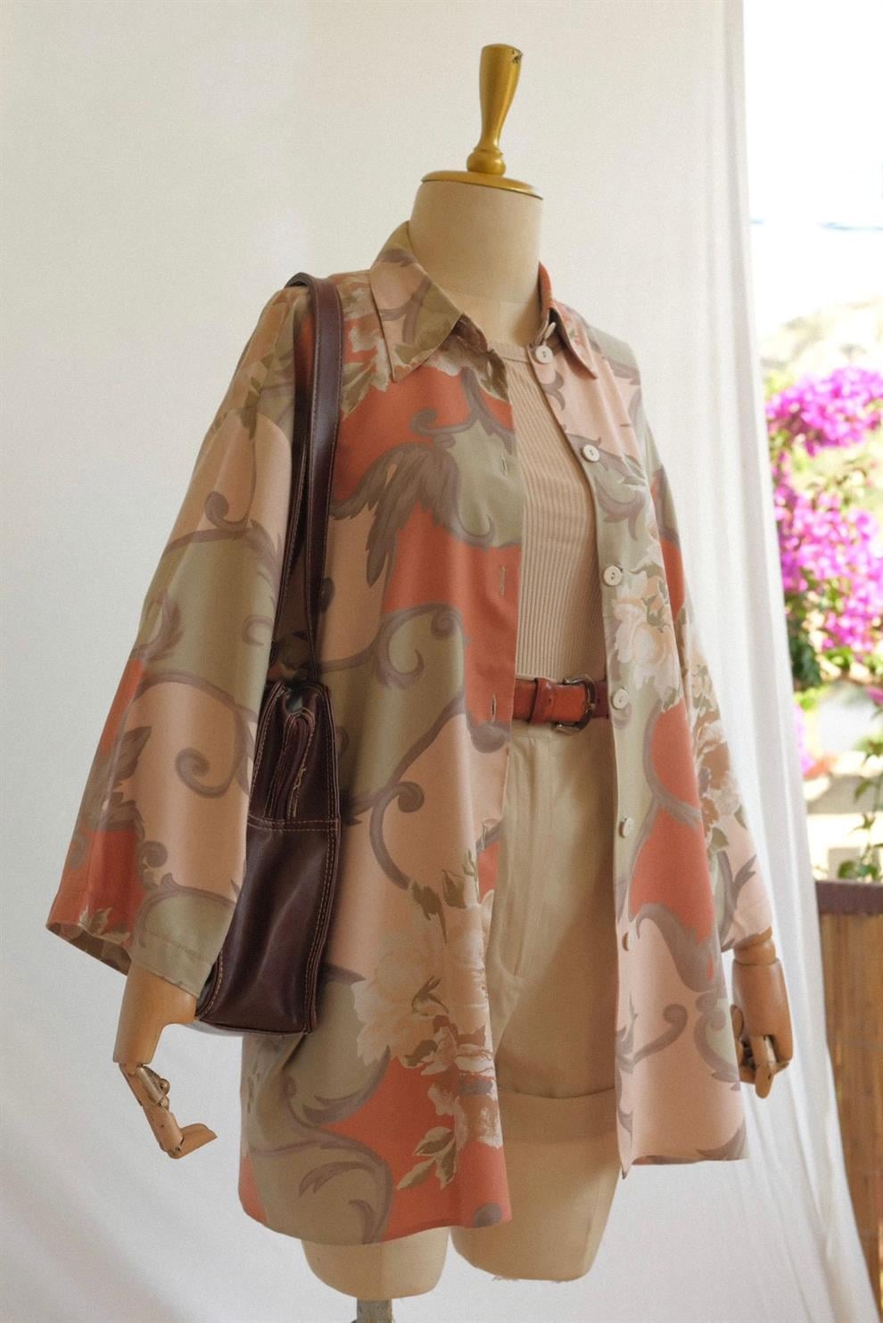 Pastel Kimono Gömlek