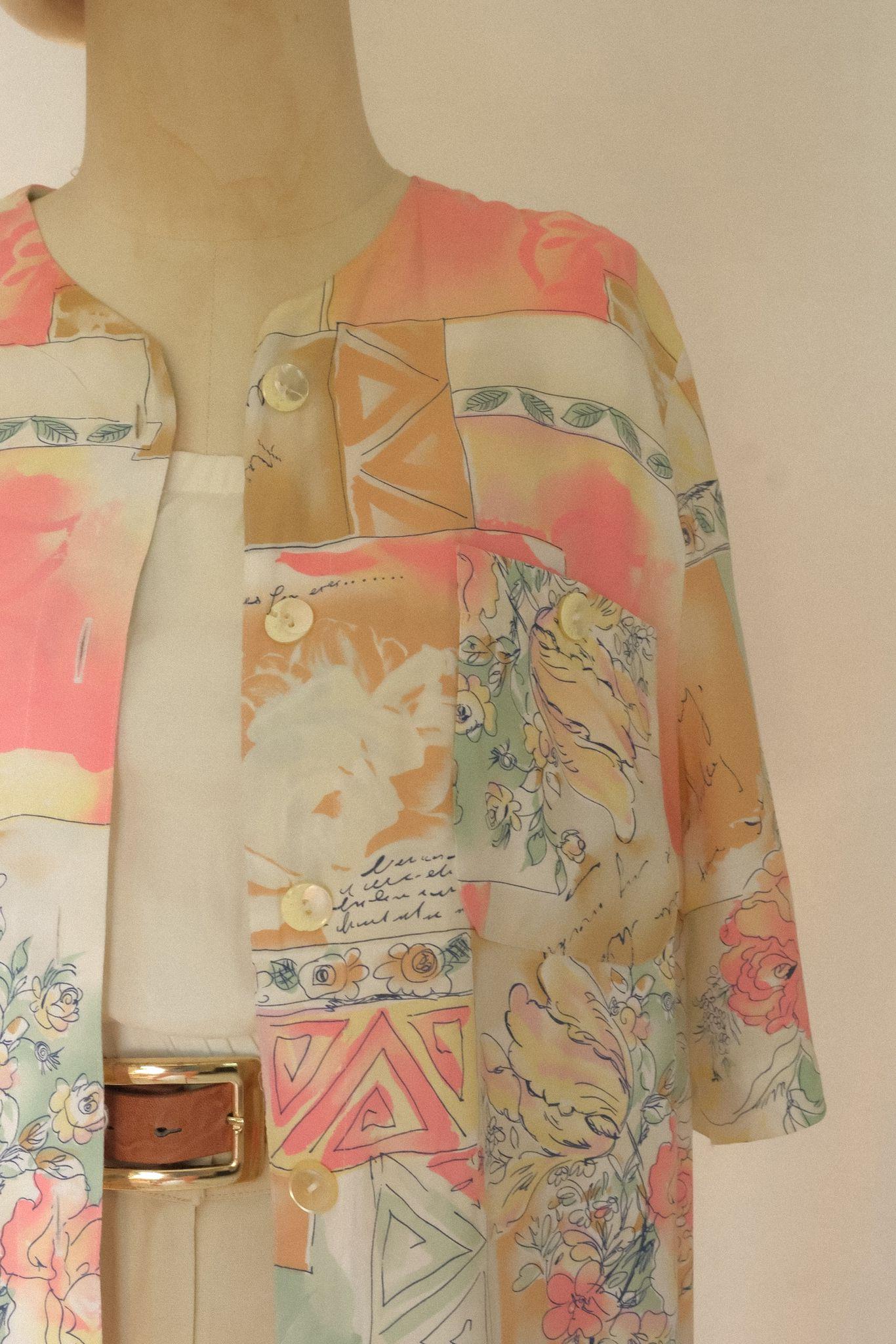 Pastel Kimono Gömlek