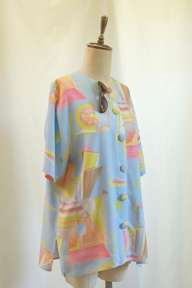 Pastel Viskon Gömlek