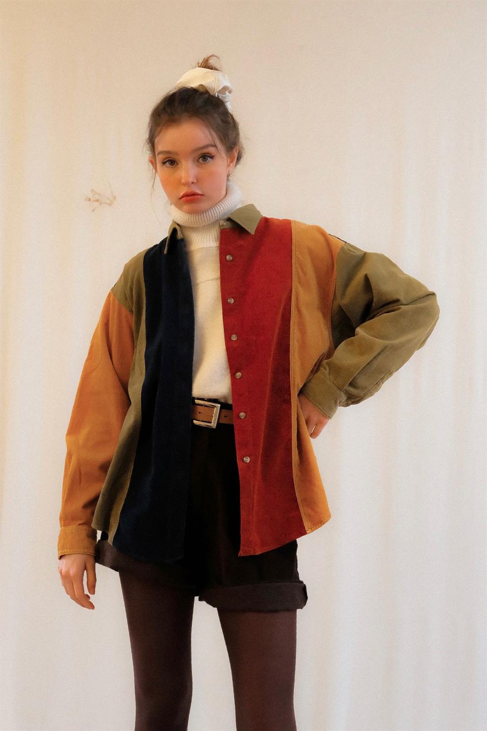 Patchwork 90lar Gömlek