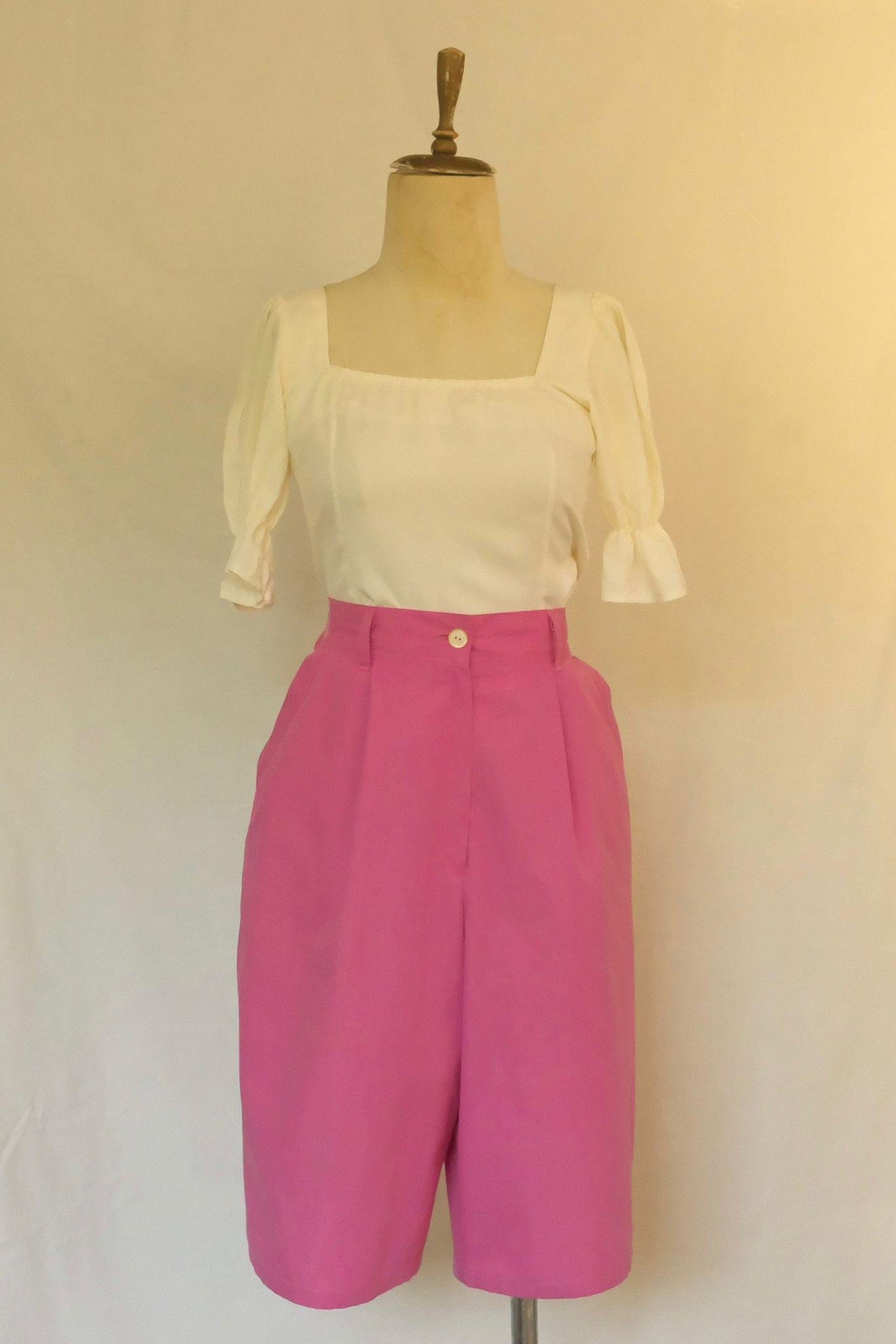 Pembe 90lar Şort