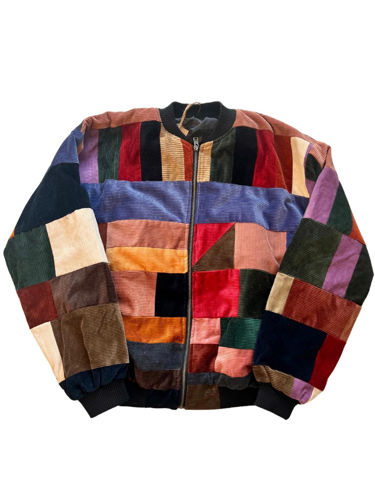 Reworked Patchwork Bomber Ceket