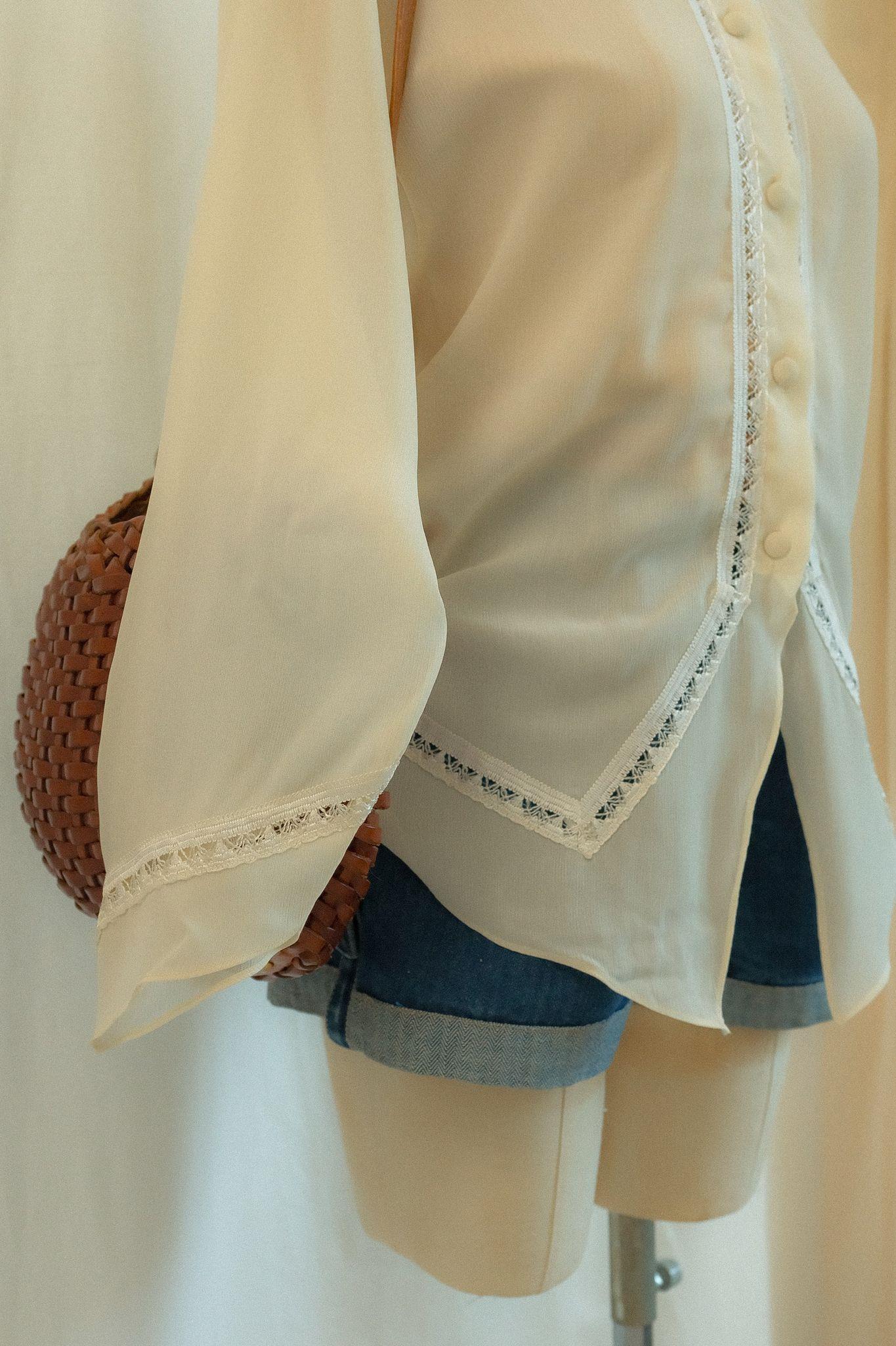 Şifon Delikişi Gömlek