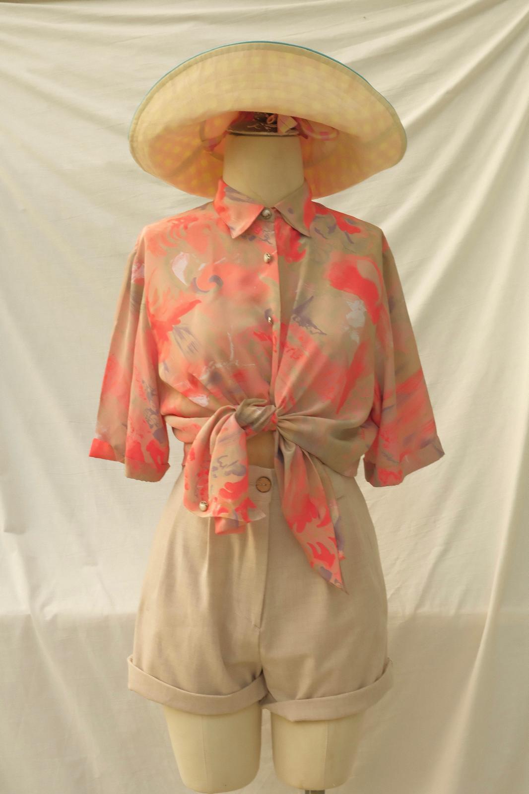 Sulu Boya Desen Gömlek