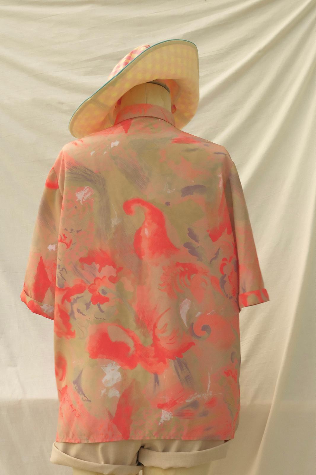 Sulu Boya Desen Gömlek