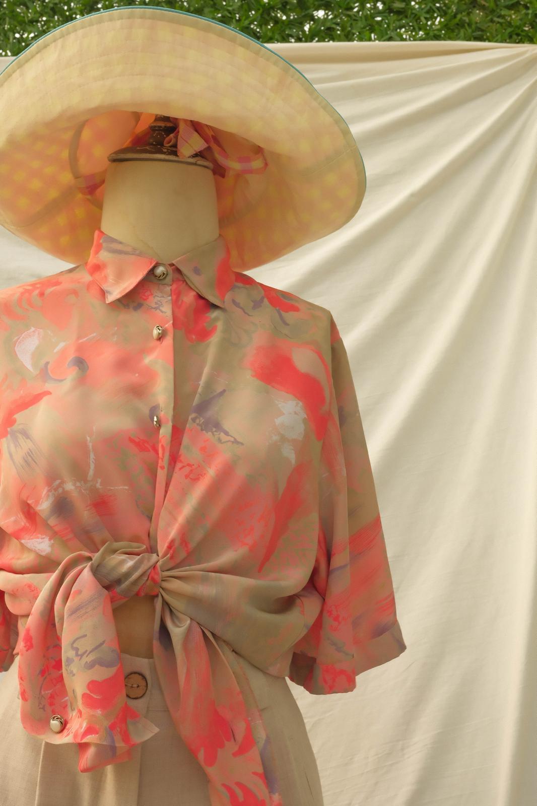 Sulu Boya Desen Gömlek