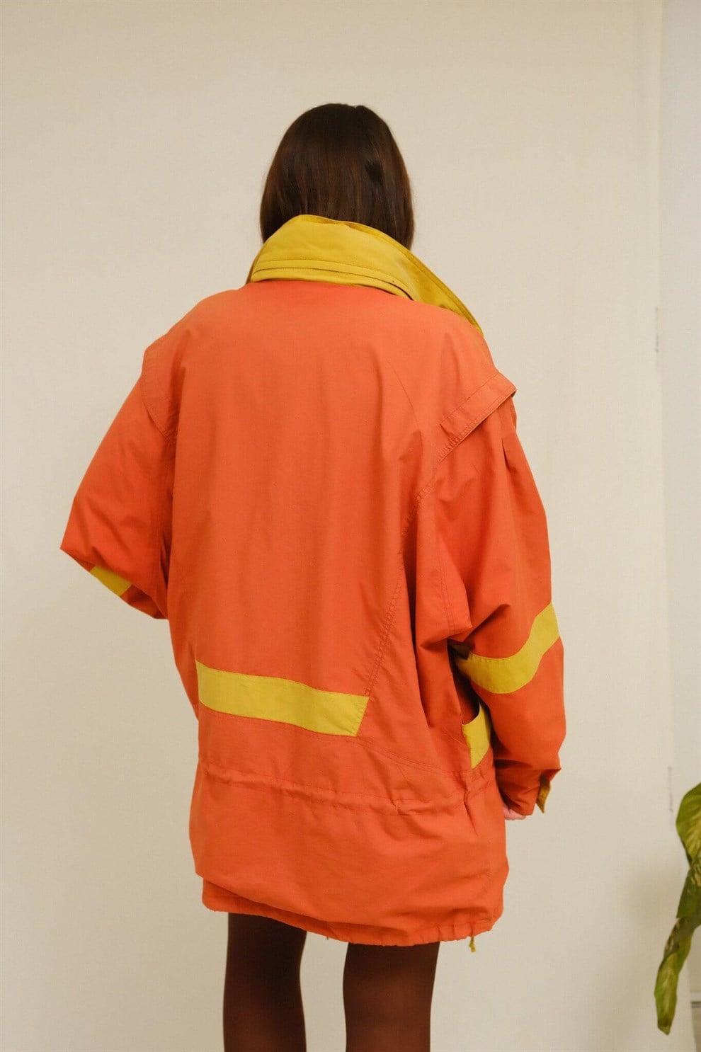 Turuncu 90lar Oversize Mont