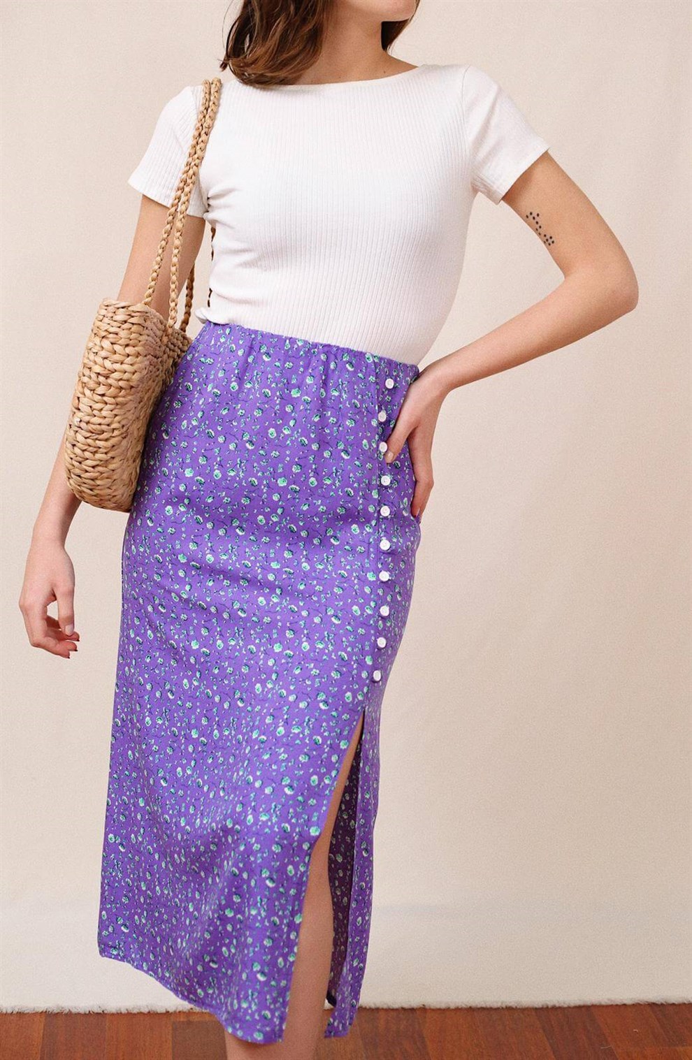 Vivien Purple Skirt