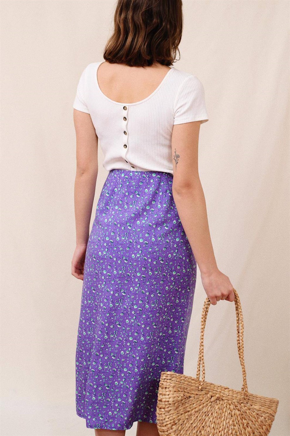Vivien Purple Skirt