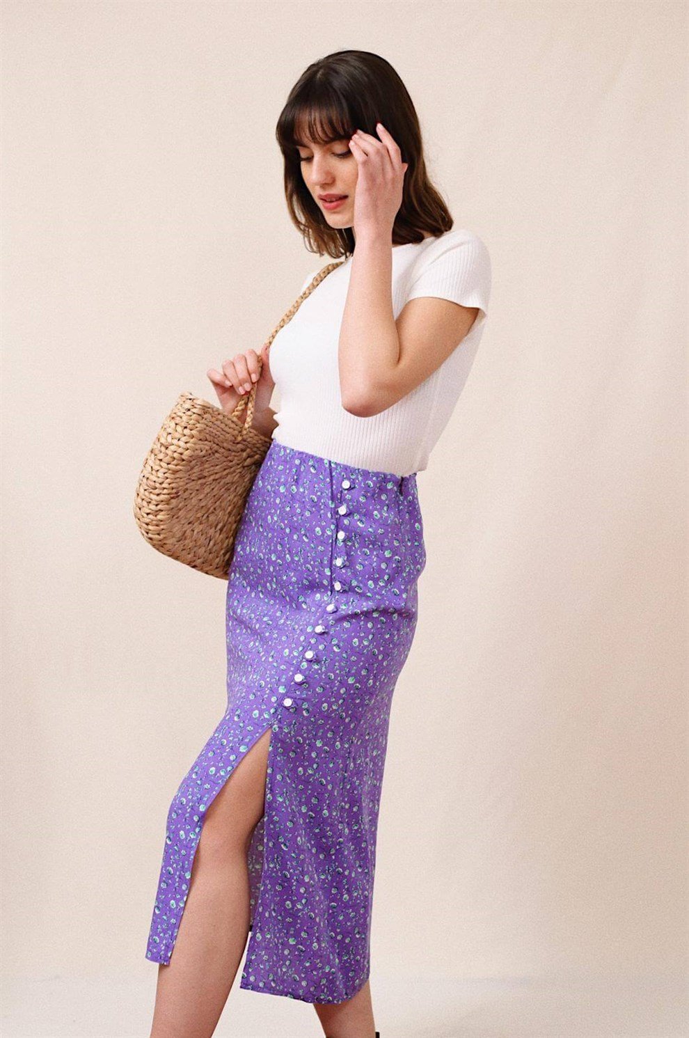 Vivien Purple Skirt
