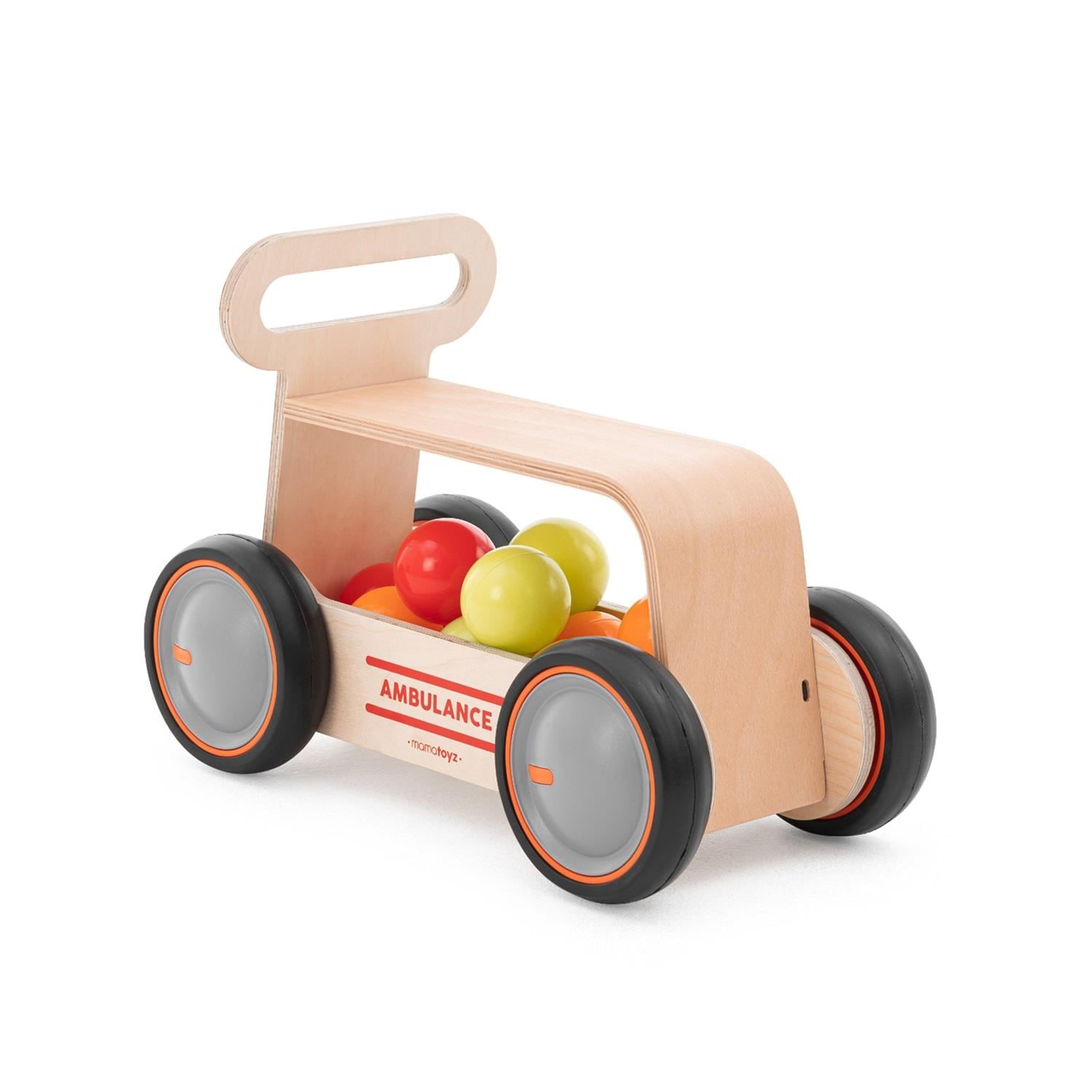 Driveme Wood Ambulans | Yürüteç – Bin Sür – Oyuncak Deposu