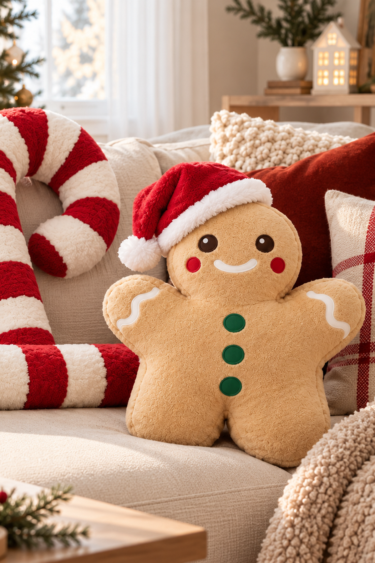 Ginger Noel Kurabiye Adam Peluş Oyuncak