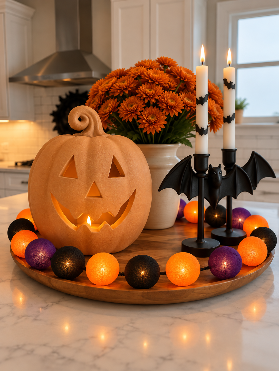 Halloween Glow - Pumpkin, Plum & Midnight