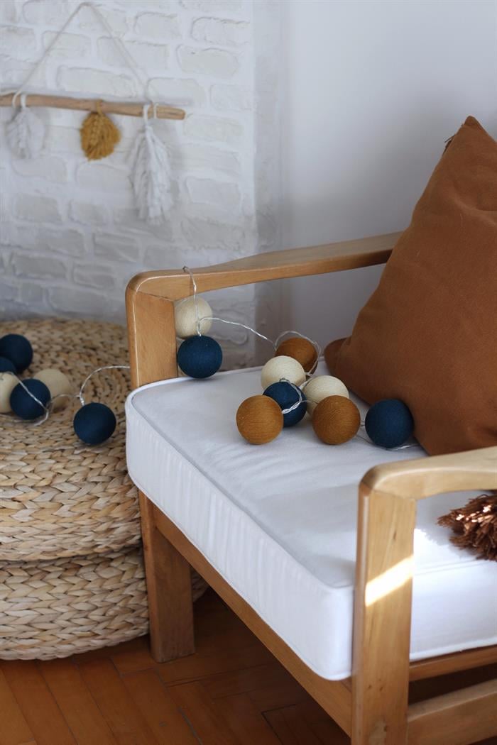 Rustic Vibes Işıklı Top