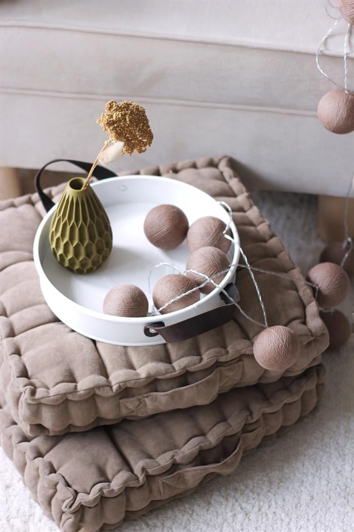 Soft Brown Işıklı Top 