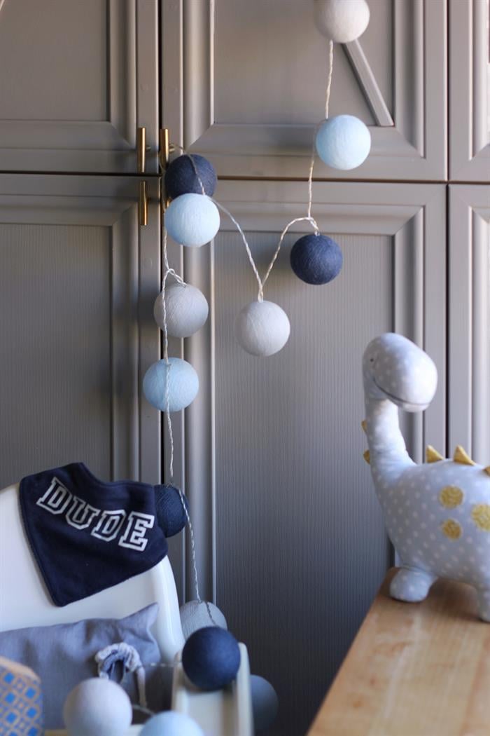Stylish Blue Işıklı Top