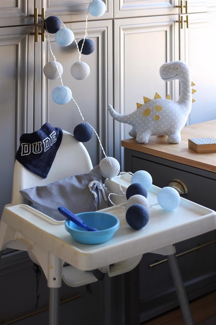 Stylish Blue Işıklı Top
