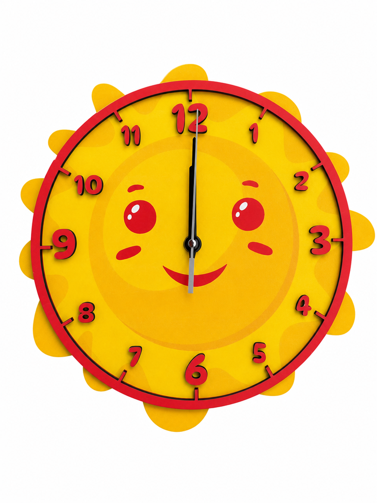 Sunny Days Ahşap Duvar Saati
