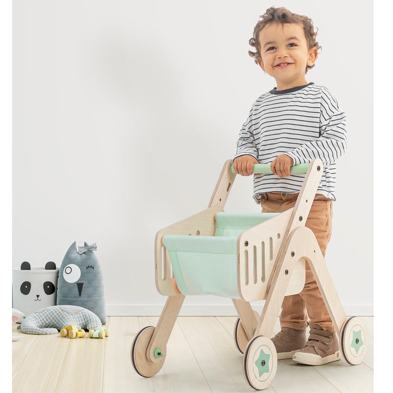 Trio Shopper Yürüteç ve Oyuncak Avm Arabası