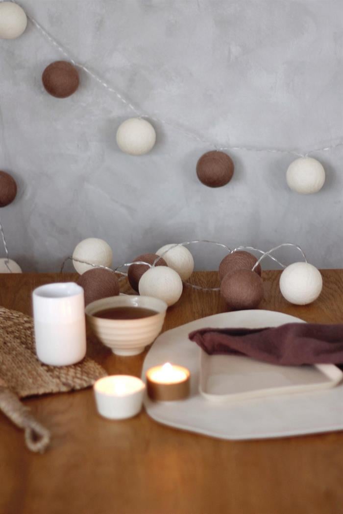 Vanilla Işıklı Top 