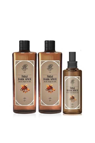 Dark Spice 2 adet 270 Ml ve Dark Spice 100 Ml Kolonya Seti