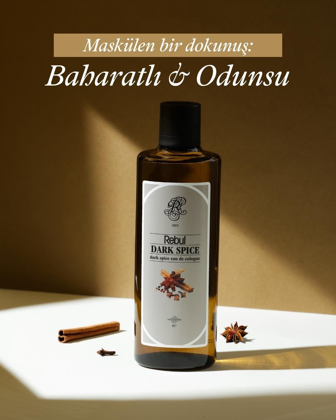 Rebul Dark Spice EDC Kolonya 250 ml 2'li Set