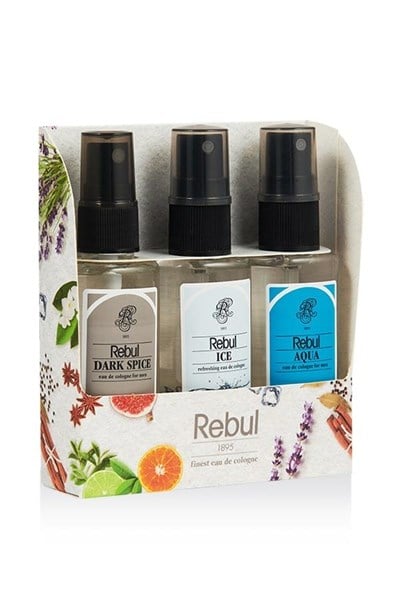 REBUL DARK SPICE/ICE/AQUA 3'LU 50 ML KOLONYA SETİ