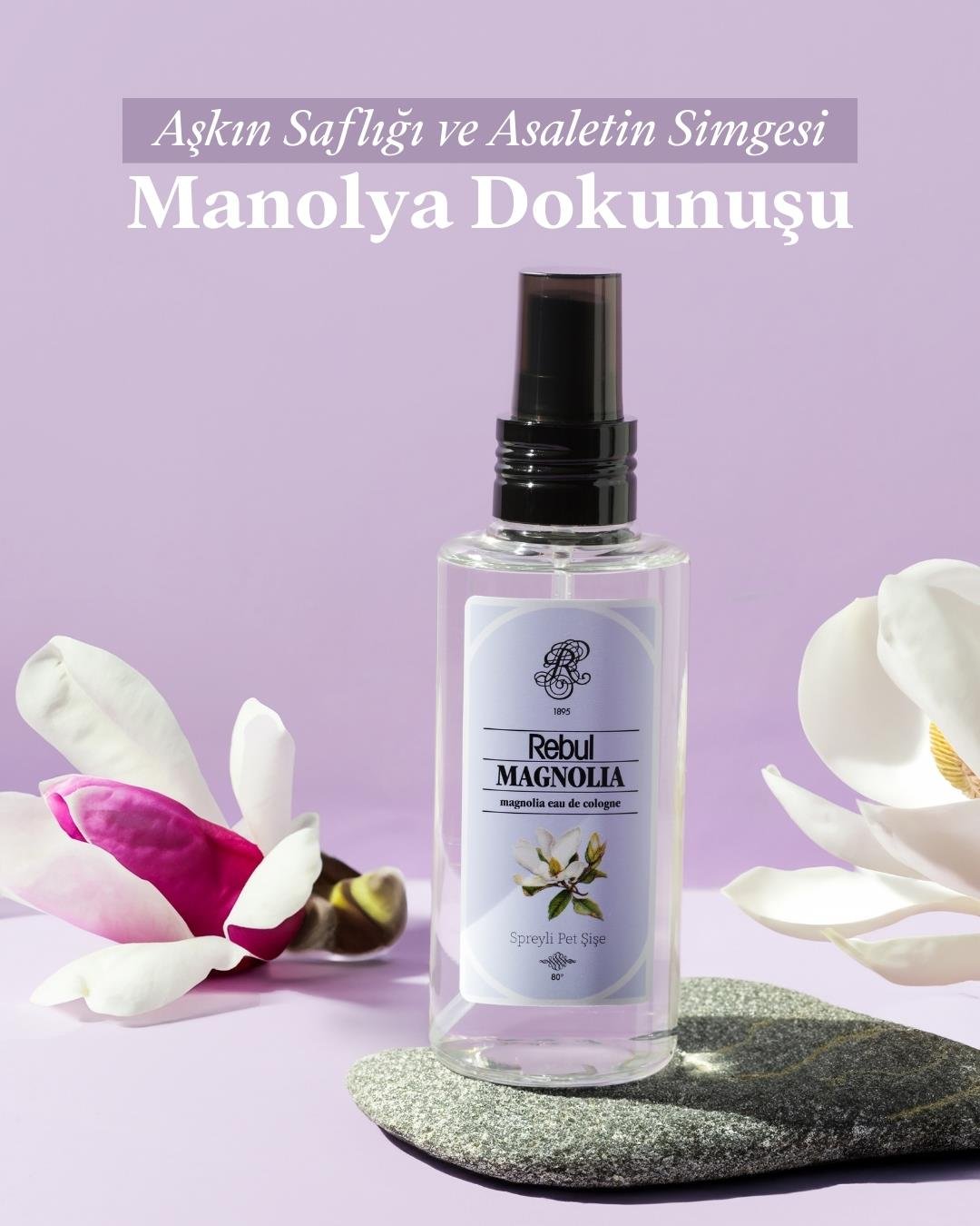 Rebul Magnolia EDC Kolonya 125 ml Pet Şişe